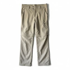 Columbia Womens Hiking Pants Size 12 Regular Beige Omni Shade Lightweight